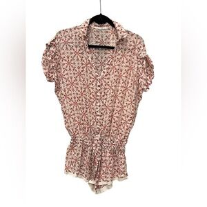 Poupette St Barth Printed Romper Size: S